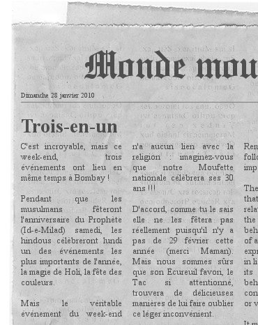 Anniversaire article français